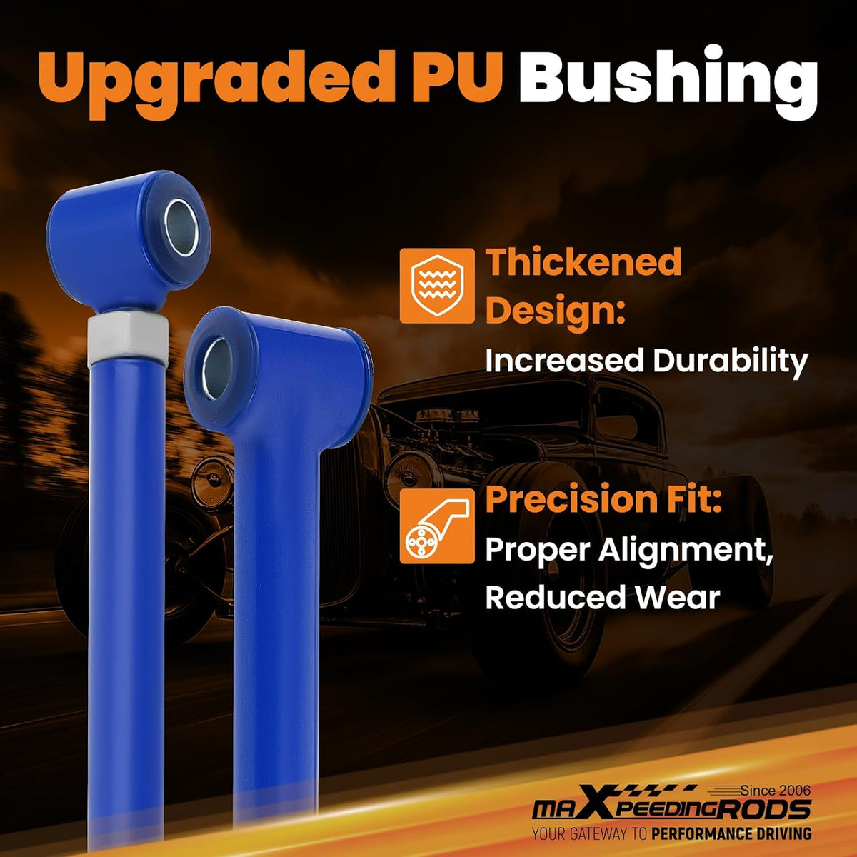maXpeedingrods Triangulated 4 Link Kit for Chevy S10 Pickup 1994-2004 Rear Su...