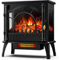 ZAFRO 23 inch Freestanding Electric Fireplace Stove | Thermostat Control by ZAFRO