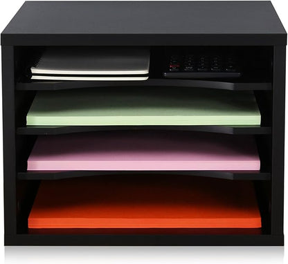 FITUEYES Wood Desk Paper Organizer by FITUEYES