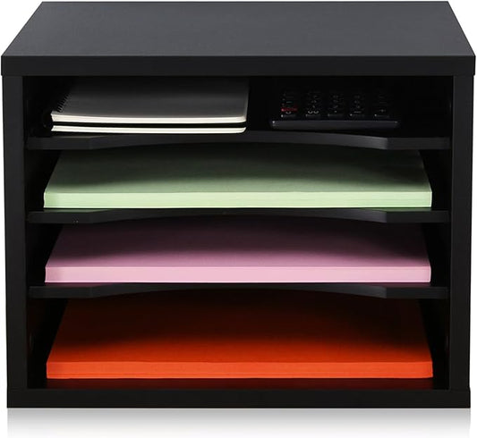 FITUEYES Wood Desk Paper Organizer by FITUEYES