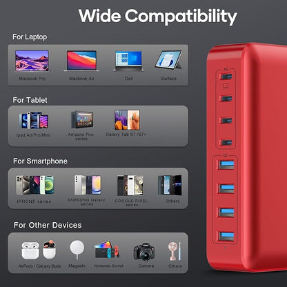 8-Port USB Charger Block 200W - Image 5