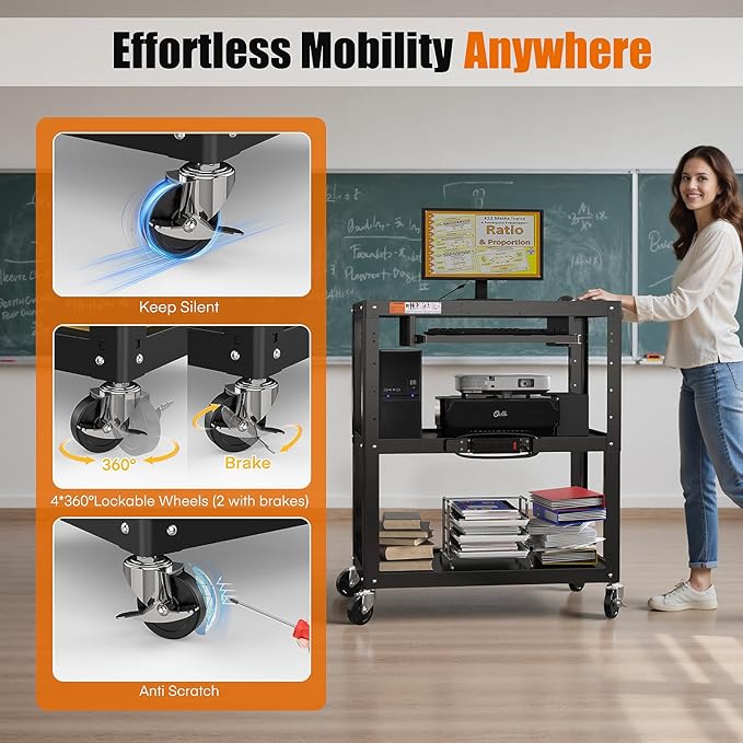 Extra-Large 3-Tier Utility Cart - Image 5
