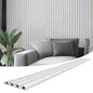Art3d 8-Pack 96 x 6in. WPC Acoustic Slat Wall Panel by Art3d