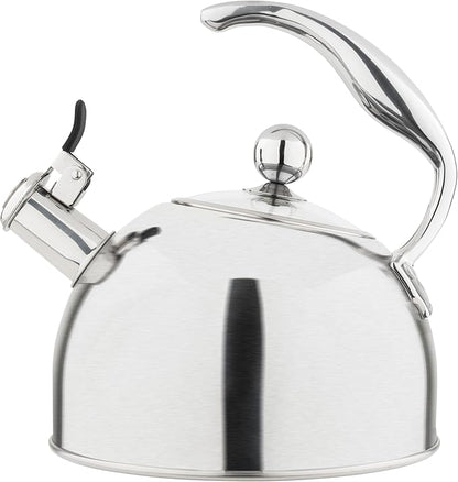Viking 3-Ply Stainless Steel Tea Kettle, 2.6 Quart Stovetop Hot Water Pot by VikingCulinary