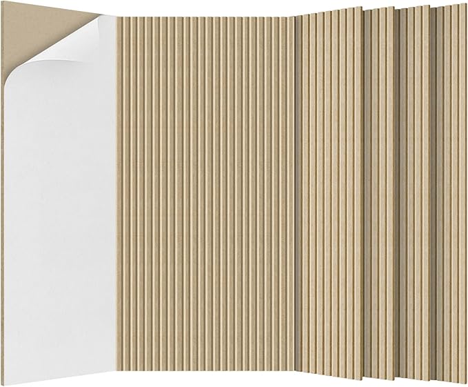 5 Pack Acoustic Panels, 47.2x23.6x0.4 inch Acoustical Wall Panels, Large by EVENRISING