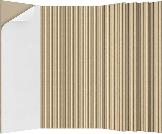 5 Pack Acoustic Panels, 47.2x23.6x0.4 inch Acoustical Wall Panels, Large by EVENRISING
