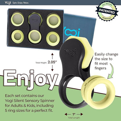 Yogi Fidget Toy – Silent Sensory Spinner - Image 6