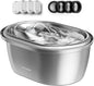 PETLIBRO Stainless Steel Cat Water Fountain, 101oz/3L Pet Water Fountain by PETLIBRO