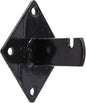 Gridwall Mount Brackets for Grid or Slatgrid Panels Box of 12 Pcs Black Color by EZ-Mannequins