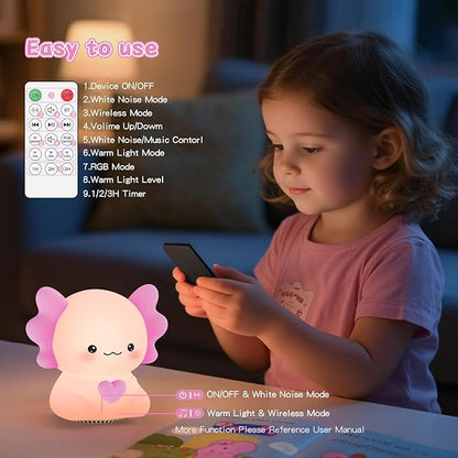 ICARER FAMILY Axolotl Night Light - Image 5