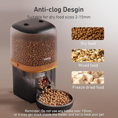 2025 Upgraded Automatic Cat Feeder - 4L Timed Auto Pet Feeder - Image 5