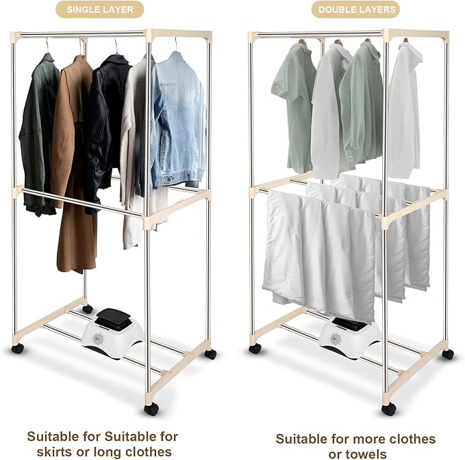 Uten Clothes Dryer Machine, Laundry Drying Wardrobe - Image 3