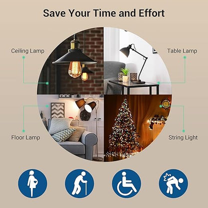 DEWENWILS Indoor Remote Control Outlet, Wireless Remote Light Switch, No - Image 6