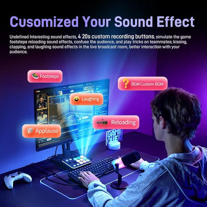 MAONO Gaming Audio Mixer, Audio Interface - Image 4