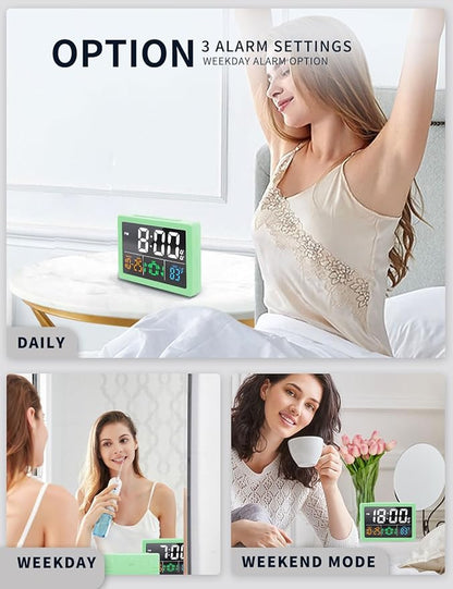 Digital Alarm Clock, with 5.5" Large LED Time Display, Adjustable Alarm Volume - Image 5