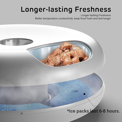 iPettie Donut Frost WiFi 6 Meal Automatic Wet Food Feeder - Image 4
