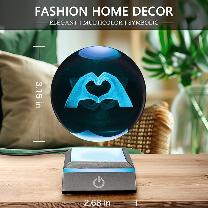 Kopesmsy 3D TayTay Gifts, Cute TS Girl Night Light, 3.15-inch Heart-Shaped - Image 2