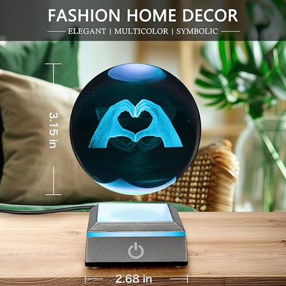 Kopesmsy 3D TayTay Gifts, Cute TS Girl Night Light, 3.15-inch Heart-Shaped - Image 2