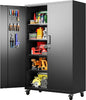 SISESOL Wide & Deep Metal Storage Cabinet by SISESOL