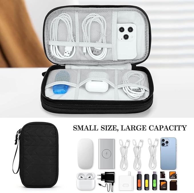 FYY Electronic Organizer, Travel Cable Organizer Bag Pouch Electronic - Image 6