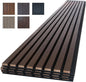 NeatiEase Wood Panels for Wall, 4-Piece 96" x 12.6" Soundproof Wood Slat Wall by NeatiEase