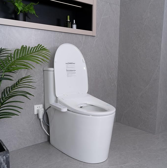 Aquatiz Elongated Smart Toilet Seat, Electronic Heated Toilet Seat, - Image 9