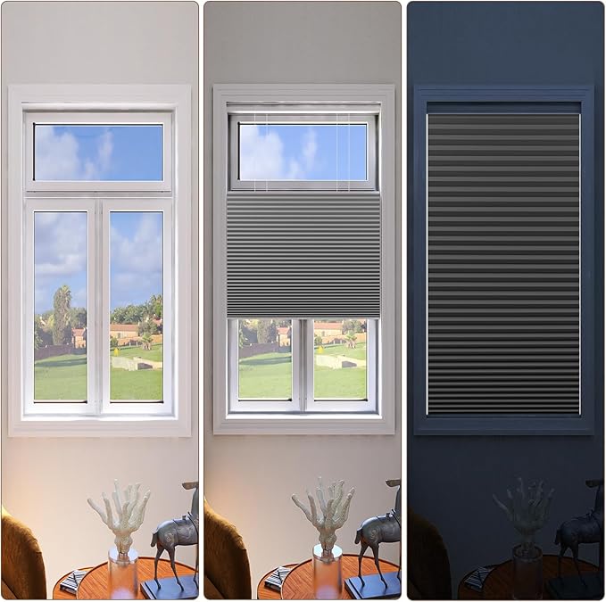 LEXEN Smart Top Down Bottom Up Honeycomb Shades WiFi Enabled Motorized Cellular - Image 6