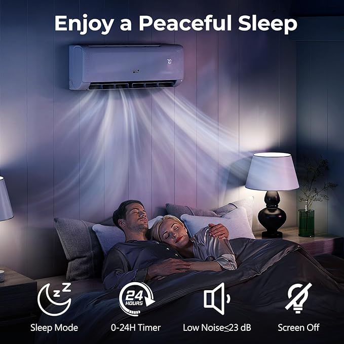 COSTWAY 18, 000 BTU Mini Split Air Conditioner, Energy Star, - Image 9