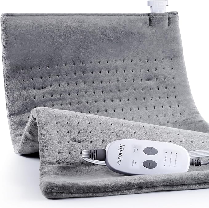Massaging Weighted Heating Pad for Back Pain Relief, Heating Pads for Neck by Unknown