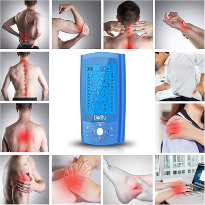 Belifu Dual Channel TENS EMS Unit 24 Modes Muscle Stimulator - Image 4