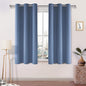 DWCN Blackout Curtains for Bedroom, Dusty Blue Thermal Room Darkening Drapes by DWCN