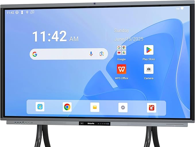 Shiarffe R9 Smart Board 75 Inch 4K Interactive Whiteboard Google EDLA-Certified by Shiarffe