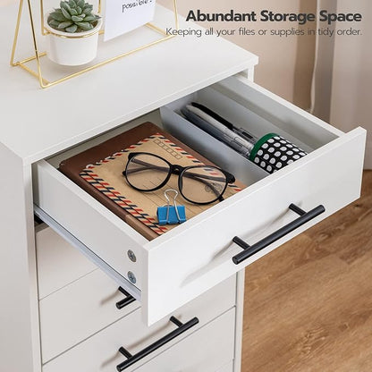 HOOBRO 7-Drawer File Cabinet, Wooden Office Cabinet - Image 6