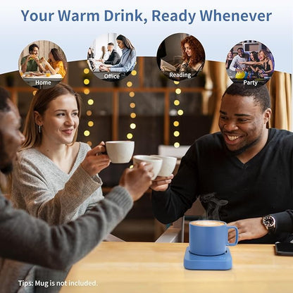 VOBAGA Coffee Mug Warmer, 4 Hours Auto Shut Off Cup Warmer - Image 7