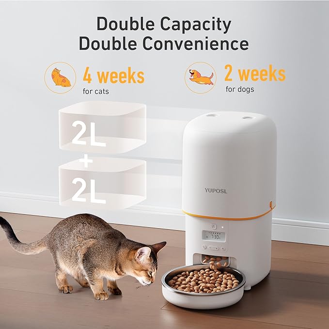 Automatic Cat Feeder - 4L Timed Auto Pet Feeder - Image 2