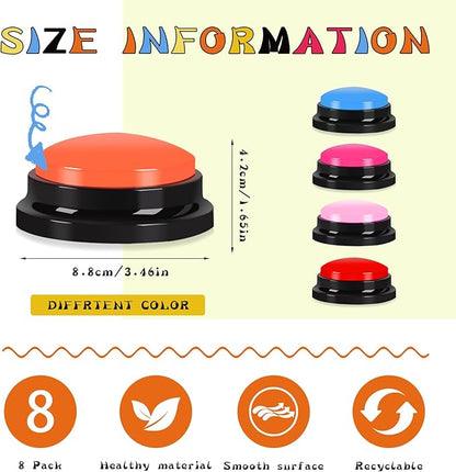 10 Pcs Recordable Answer Buzzers Button Answer Buzzers Game Show Buzzer - Image 2