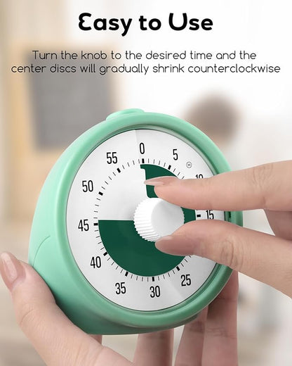 Visual Timer for Kids with Pause Button, 60-Minute Countdown Timer with Silent - Image 3
