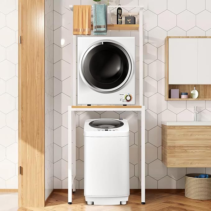 COSTWAY Washer and Dryer Combo Set, 8Lbs Capacity Portable Washing Machine - Image 3