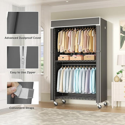 FUTASSI Black Clothing Rack - Image 5
