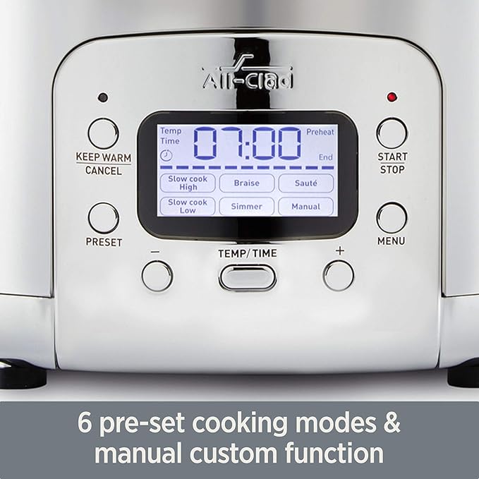 All-Clad 5 Quart 7-in-1 Electric Slow Cooker - Image 2