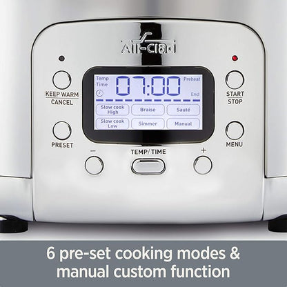 All-Clad 5 Quart 7-in-1 Electric Slow Cooker - Image 2