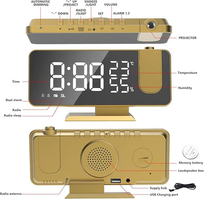 Mightree Projection Alarm Clock - Image 2