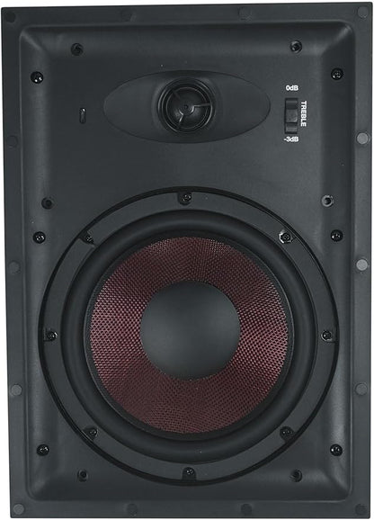 Rockville Pair WA858 320W in-Wall Speakers, Silk Dome Tweeter, Magnetic Grilles - Image 2
