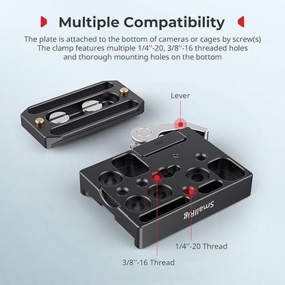 SMALLRIG Universal Quick Release Mount Plate Kit - Image 3
