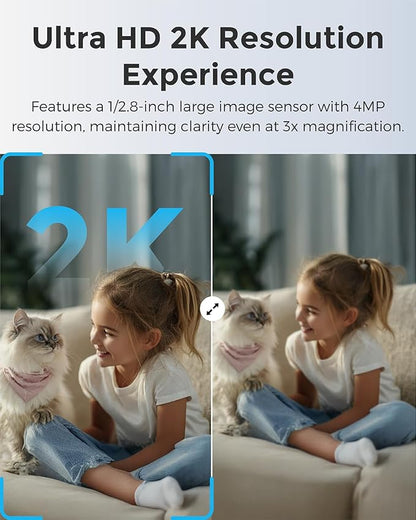 Devo CCAZ10 Security Camera 2K | Indoor &Outdoor|Baby Camera & Pet Monitor | - Image 3