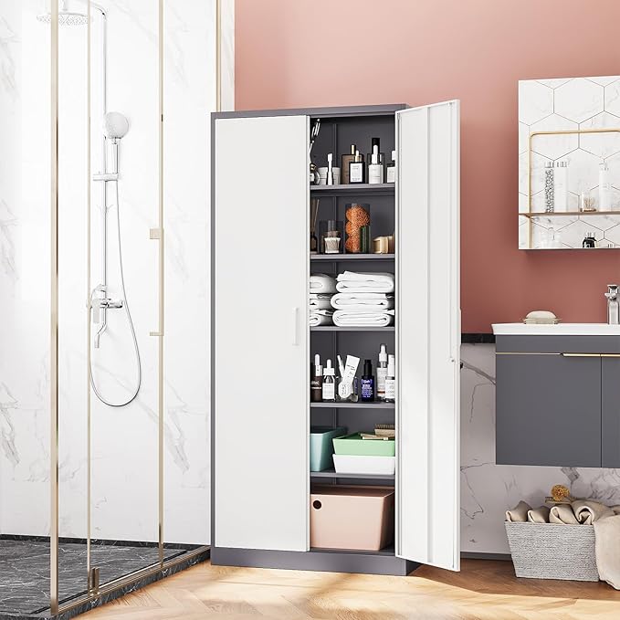 Metal Storage Cabinet-72” Tall Steel File Cabinets - Image 9