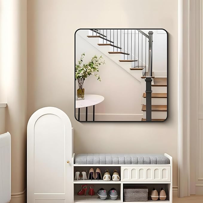 FORBATH Bathroom Mirror 30" x 30", Large Square Wall Mirror - Image 2
