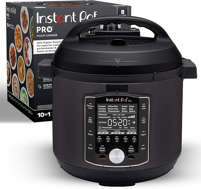 Instant Pot Pro 10-in-1 Pressure Cooker, Slow Cooker, Rice/Grain Cooker by InstantPot