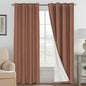 H.VERSAILTEX Bedroom Curtains Blackout Linen Blackout Curtains 84 Inches Long by HVERSAILTEX