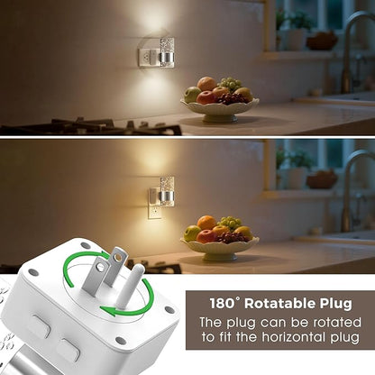 L LOHAS LED Night Lights Plug into Wall 2 Pack, Dimmable Night Light - Image 6